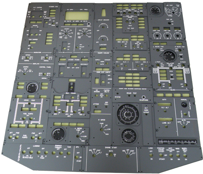 Kit 3D panels Overhead -FWD- 1 Color