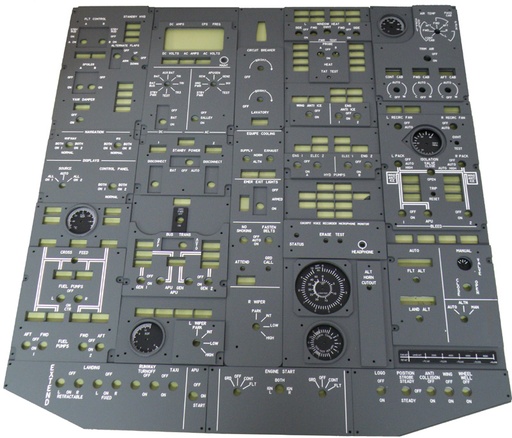 [P738C3] Kit paneles 3D Overhead -FWD- 1 Color